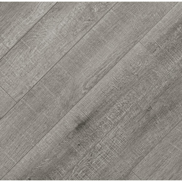 A&A Surfaces Alton Ozark Valley 7.7 in. W x 48 in. L Hybrid Resilient Waterproof Rigid Plank Flooring (17.96 Sq. ft./case), Light