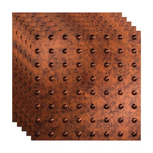 Dome 2 ft. x 2 ft. Moonstone Copper Lay-In Vinyl Ceiling Tile (20 sq. ft.)