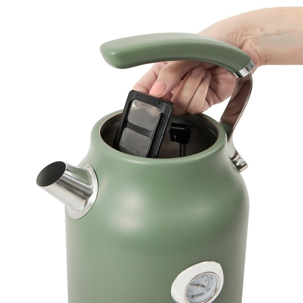 Haden Dorset 1.7L Sage Green Stainless Steel Electric Kettle