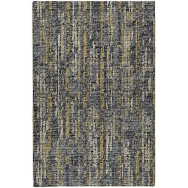 Dream Shag Premium Machine Washable Abstract ADS39 Granite 10 ft. x 14 ft. Area Rug