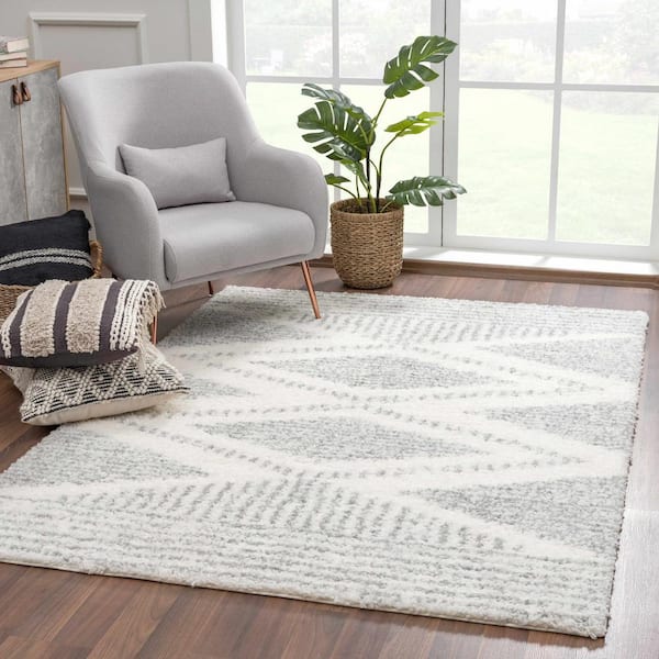 Gala 5 ft. X 7 ft. Gray/Cream Area Rug