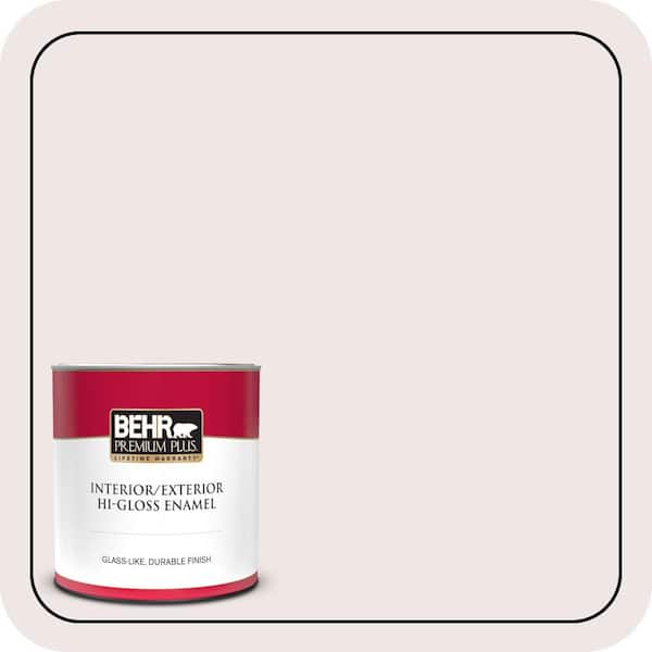 BEHR PREMIUM PLUS 1 qt. #690E-1 Shell Brook Hi-Gloss Enamel Interior/Exterior Paint & Primer