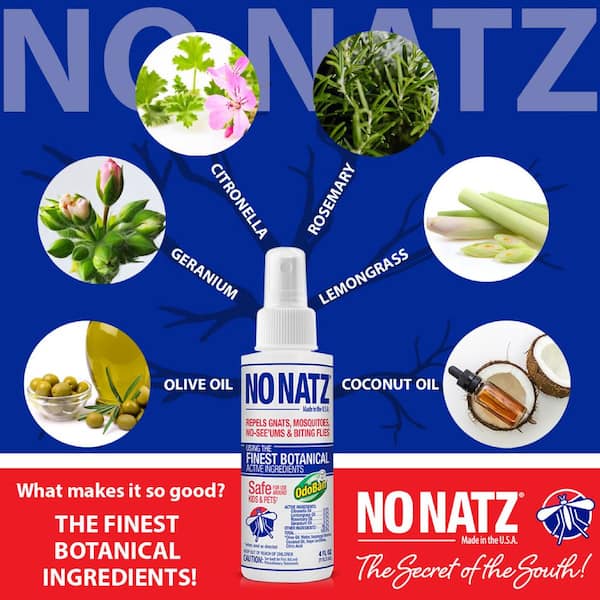OdoBan 8 Oz. No Natz Insect Repellent Pump Spray 9175A95-8Z - The