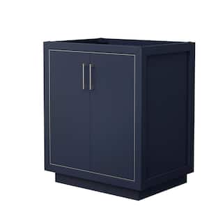 Icon 29.25 in. W x 21.75 in. D x 34.25 in. H Single Bath Vanity Cabinet without Top in Dark Blue