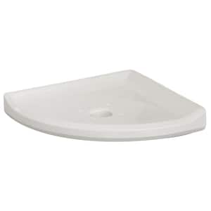 Restore 5 in. x 5 in. x 1 in. Resin Wall Mount Soap Dish in Bright White