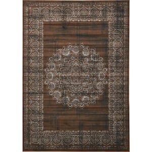 Imperial Cypress Chocolate Brown 7' 0 x 10' 0 Area Rug