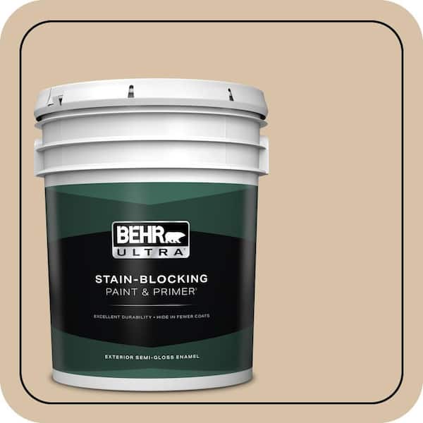 BEHR ULTRA 5 gal. Home Decorators Collection #HDC-CT-06 Country Linens Semi-Gloss Enamel Exterior Paint & Primer