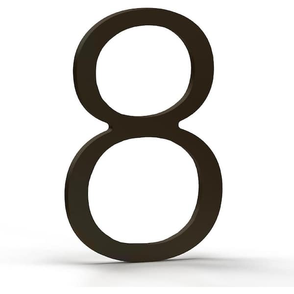 House Numbers for Outside - 5 in. Easy to Install Wall Mounted House Numbers for Address - Mounting Hardware Included