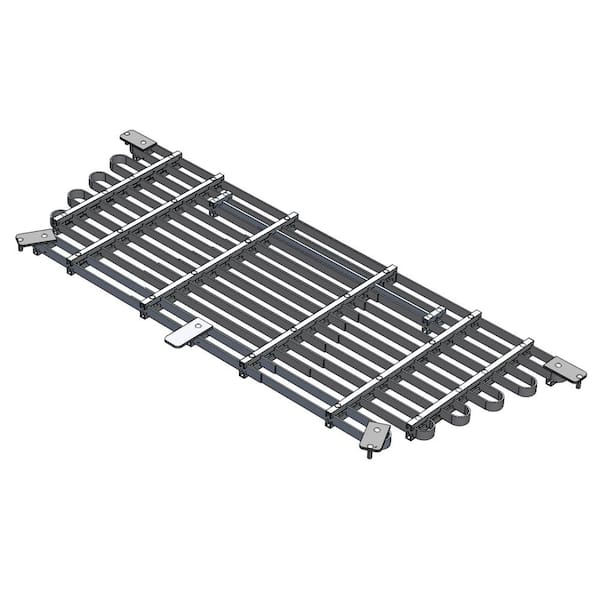 Grille De Puits De Fenêtre Adjust-A-Grate S4 Alu - 15-18'' X 30-40'', Capacité 400 Lb