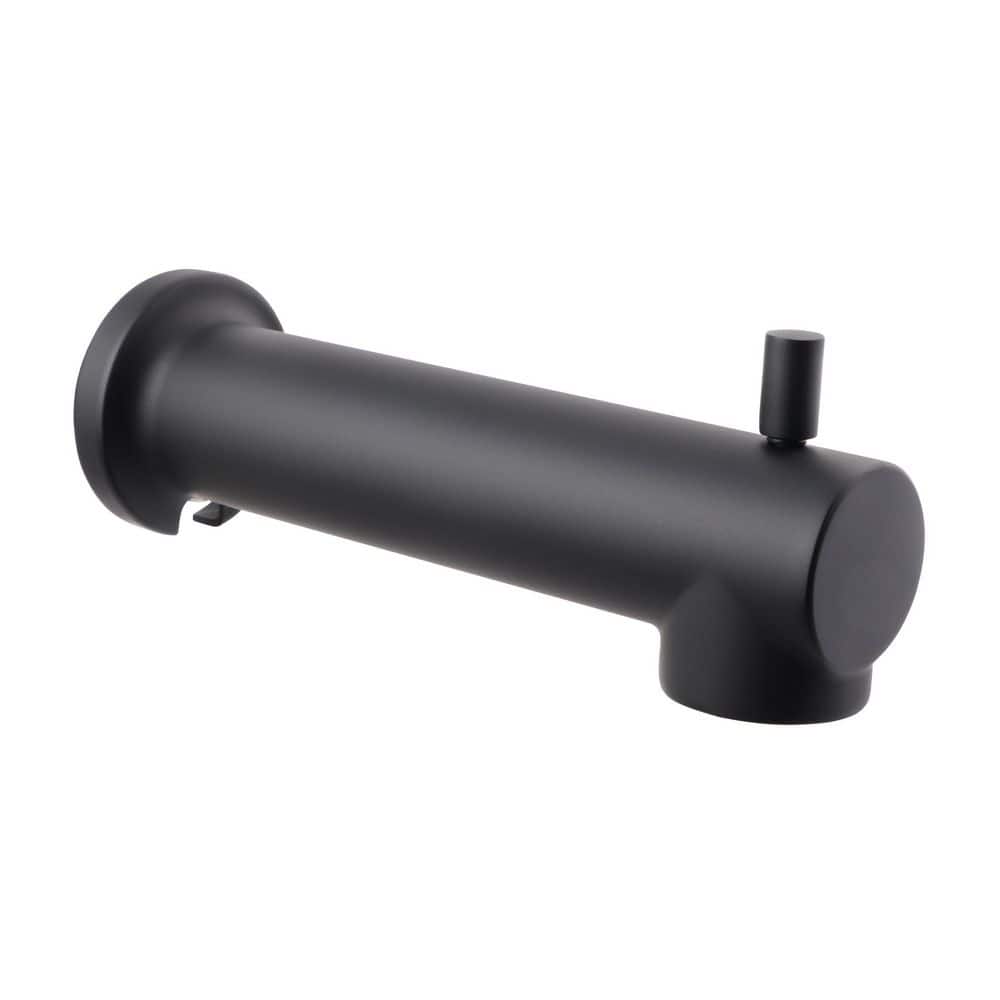 Tub Spout with Diverter 8 in. Round Bathtub Faucet with Decorative Matte Black Finish price history on PriceWatchPro