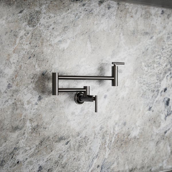 Wall Mount Pot Filler in Vibrant Titanium