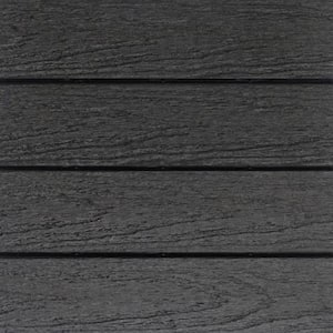 UltraShield Naturale 1 ft. x 1 ft. Quick Deck Outdoor Composite Deck Tile in Hawaiian Charcoal (10 sq. ft. Per Box)