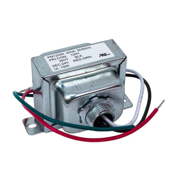 Multi-Mount 120V (Primary) 24V (Secondary) 40VA Transformer 50/60 Hz