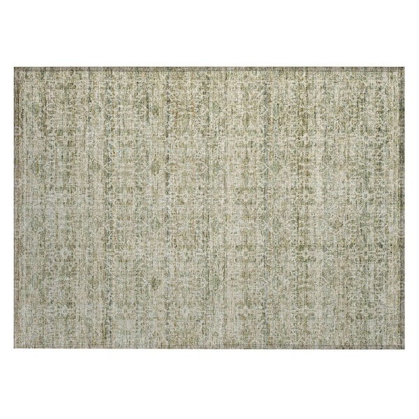 Chantille Machine Washable Indoor/Outdoor Abstract ACN2152 Sage 1 ft. 8 in. x 2 ft. 6 in. Accent Rug