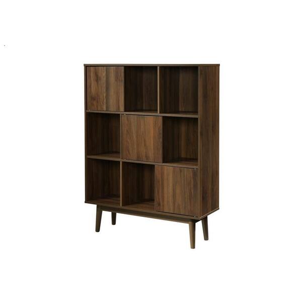 4d Concepts Montery Midcentury 44 8 In, 6 Shelf Wooden Bookcase
