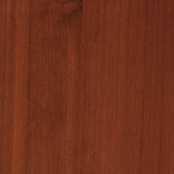 Clopay 4 in. x 3 in. Wood Garage Door Sample in Redwood with Teak 085 Stain