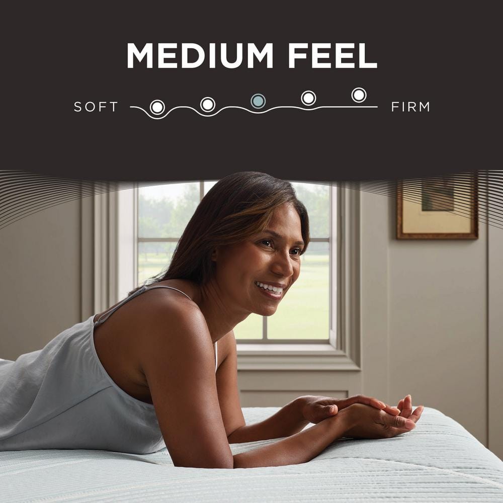 Queen Medium Memory Foam Adjustable Mattress with SmartClimate Cover