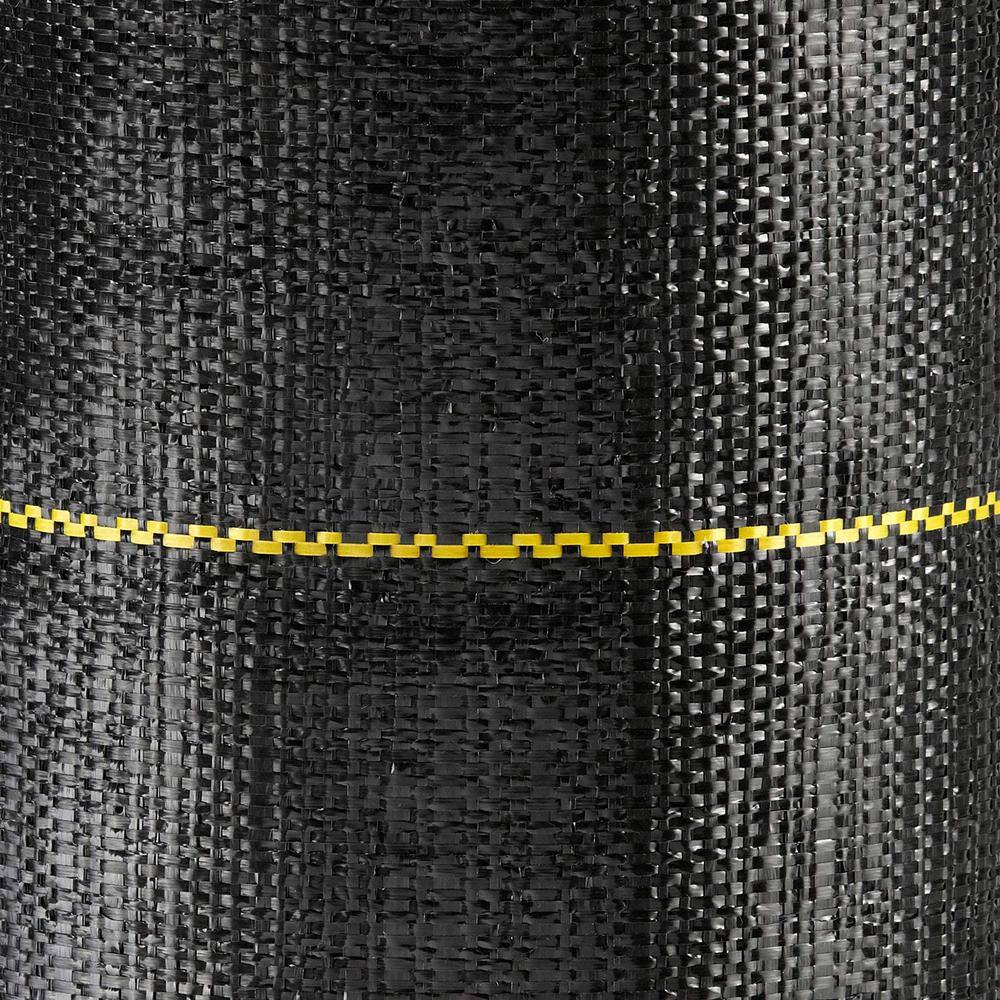 Black Polypropylene 36" x 7" Woven Weed Barrier Fabric