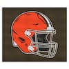 FANMATS Cleveland Browns Brown 3 ft. x 2 ft. Mascot Helmet Area Rug 31733 -  The Home Depot