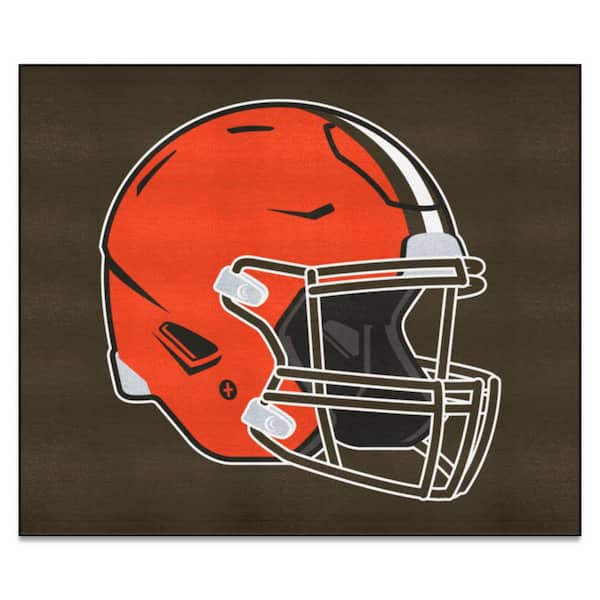 FANMATS NFL - Cleveland Browns Helmet Rug - 5ft. x 6ft.