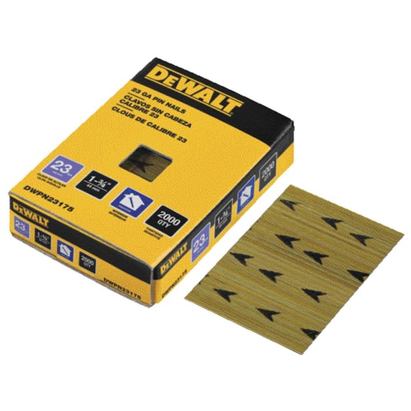 DEWALT 1-3/4 in. x 23-Gauge Pin Nail