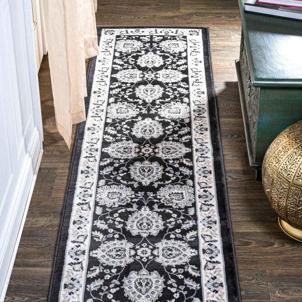 Cherie French Cottage Black/Cream 2 ft. x 10 ft. Runner Rug price history on PriceWatchPro