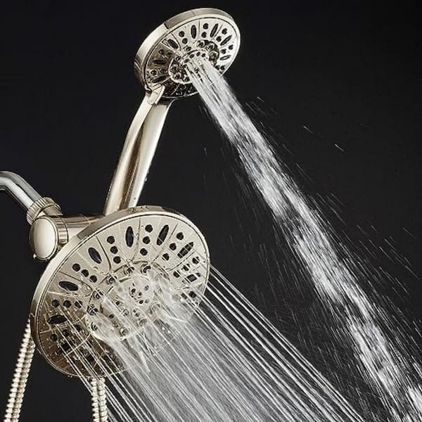 High Pressure 3-Way Rainfall Combo 6-Spray Wall Mount Handheld