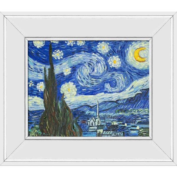 LA PASTICHE Starry Night by Vincent Van Gogh Galerie White Framed ...