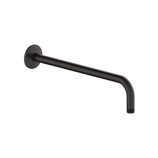 Design House 14.5 in. Wall-Mount Rain Head Shower Arm and Flange in Oil Rubbed Bronze