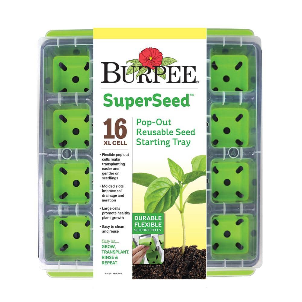 Burpee SuperSeed Seed Tray 16XL Seed Starting Tray 93412 - The Home Depot