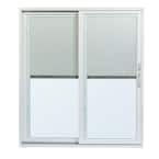 70-1/2 in. x 79-1/2 200 Series Left-Hand Perma-Shield Gliding Patio Door w/ Built-In Blinds and Satin Nickel Hardware