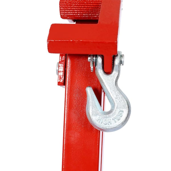 Amucolo - 36 in. Red Steel T Post Puller Fence Post Puller for Round Fence Posts