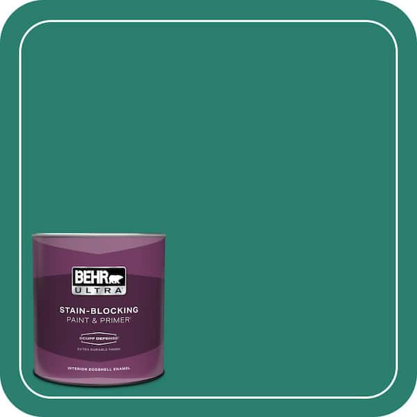 BEHR ULTRA 1 qt. #P440-7 Mermaid Sea Extra Durable Eggshell Enamel Interior Paint & Primer