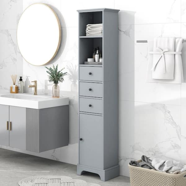 15 Examples Of Bathroom Vanities That Have Open Shelving