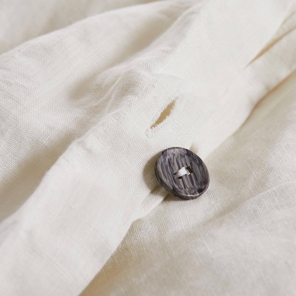 Dusty Pink Linen Twin XL Bedspread Cover