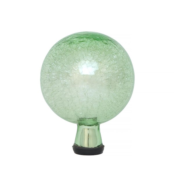 Decorative Reflecting Glass Gazing Globe, 6 in. Dia Light Green
