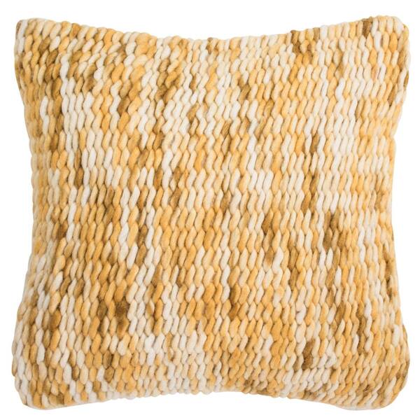 SAFAVIEH All Over Weaving Tuscan Sun 20 in. x 20 in. Throw Pillow