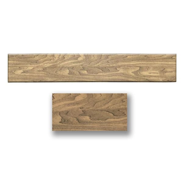 A La Maison Ceilings Rustic Sage 0.5 ft. x 3 ft. Glue up Foam Wood Ceiling Tiles Planks (156 sq. ft./case)