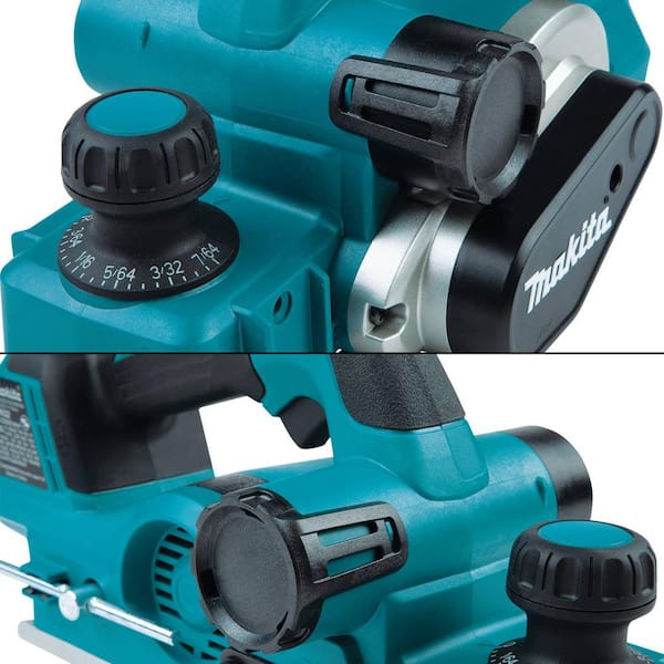 Makita 18V LXT Lithium-Ion Brushless 3-1/4 in. Cordless Planer, AWS  Capable, Tool Only XPK02Z The Home Depot