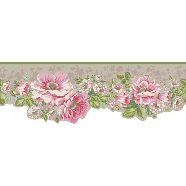 York Wallcoverings Inspired By Color Victorian Garden Wallpaper Border