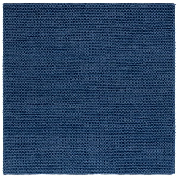 SAFAVIEH Natura Navy Blue 8 ft. x 8 ft. Gradient Square Area Rug ...
