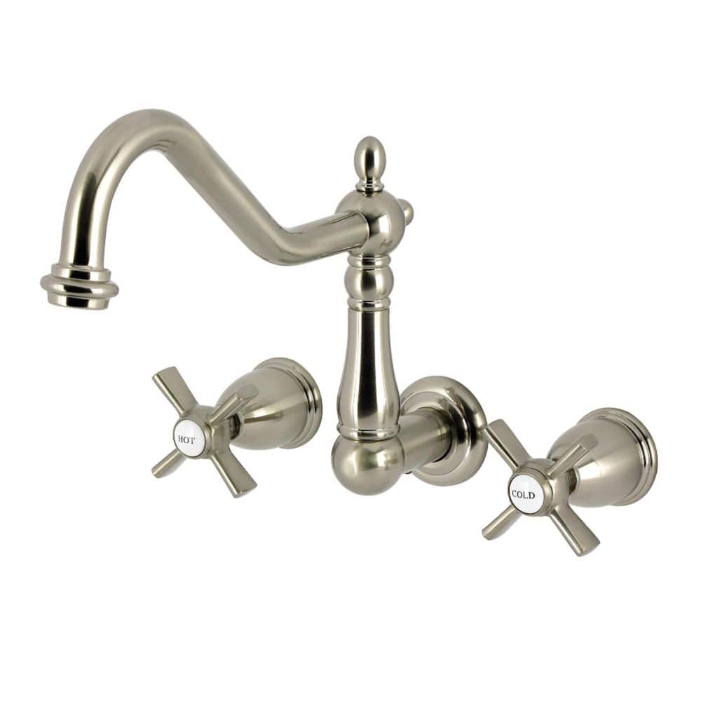 Millennium 2-Handle Wall Mounted Roman Tub Faucet in Brushed Nickel price history on PriceWatchPro