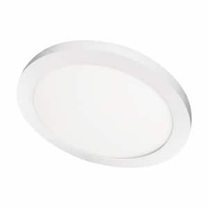 15 in. 22.5-Watt Dimmable White Integrated LED 1650 Lumens Round Flat Panel Ceiling Flush Mount with Color Change 5CCT