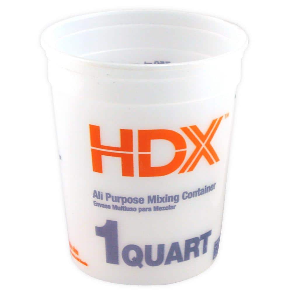 HDX 1 Quart Natural Paint Bucket 2M3 - The Home Depot