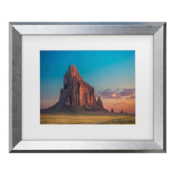 Trademark Fine Art Michael Zheng Morning Glory On Tse Bit Ai Matted Framed Photography Wall Art 14.5 in. x 17.5 in