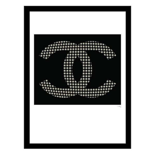VENICE BEACH Collections Fashion Designer Lit Logo by Fairchild Paris Framed Graphic Print Abstract Poster Art Print 18 in. x 14 in.