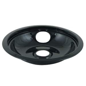 6 in. Universal Porcelain Replacement Bowl in Black