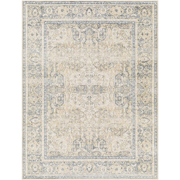 Lillian Ice Doormat 2 ft. x 4 ft. Indoor Machine-Washable Area Rug