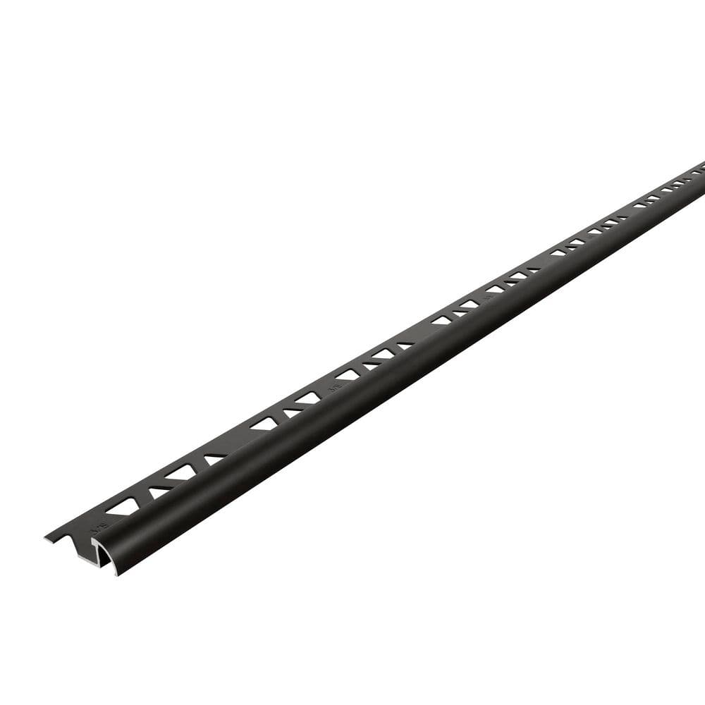 Matte Black 1.44 in. W x 96 in. L Aluminum 3/8 in. Bullnose Trim price history on PriceWatchPro