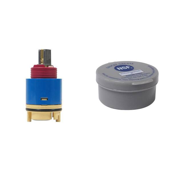 Shower Faucet Cartridge Replaces Zurn RK7300 and 1/2 oz. Waterproof Faucet Grease Combo